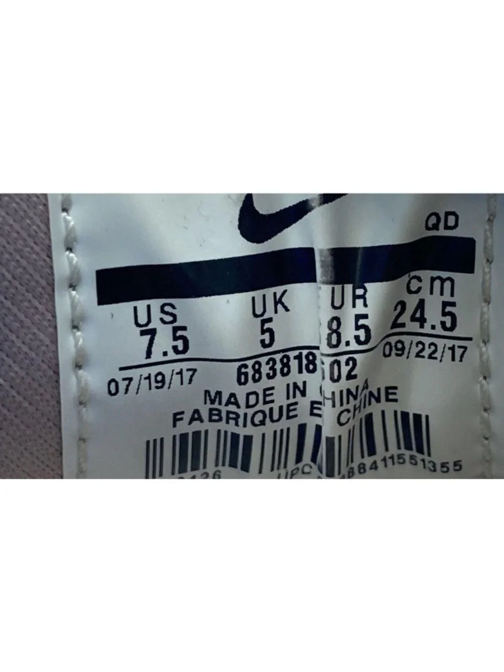 Nike Air Huarache Pink Gray Snakeskin Print Womens Sneakers Size 7.5